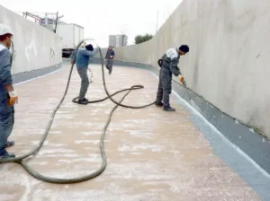 عازل اسطح في الوجه